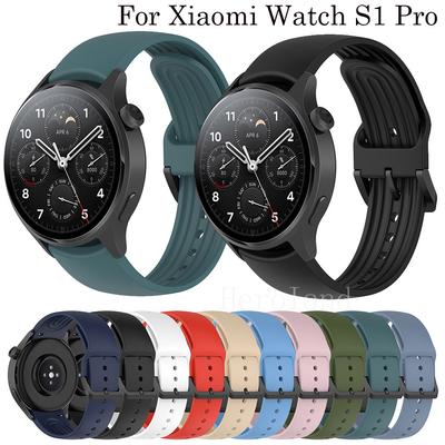 Ремни для Xiaomi Watch S1 Pro Спортивный силиконовый 22 мм Ремешок для часов РемешокУмный браслет Браслет для Mi Watch S1 Pro