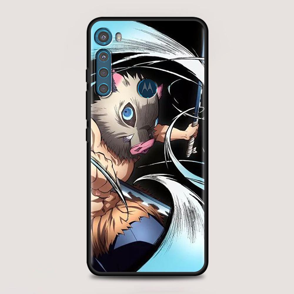 Чехол Demon Slayer Kimetsu No Yaiba для MOTOROLA One Fusion для Moto G10 G9 G8 Plus Play Power One G20 G30 G40 G50 G60 Edge 20