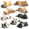 Miniature French Bulldog & Shiba Inu Sleeping Posture Desktop Decoration for Kids
