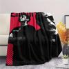 1PC Linkin Park Print Flannel Blanket, High quality Comfortable for All Seasons, Home Decor, Warmth and Comfort, Perfect for Christmas Gifts