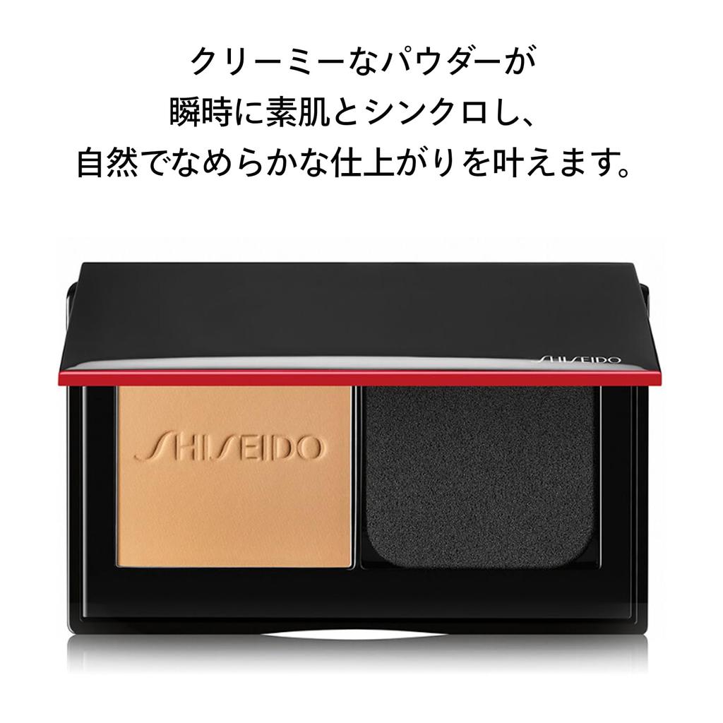 SHISEIDO Пудра-основа Synchro Skin Custom Finish Powder Foundation 160 Shell SPF35 Выравнивает тон, придает полупрозрачный финиш, стойкая