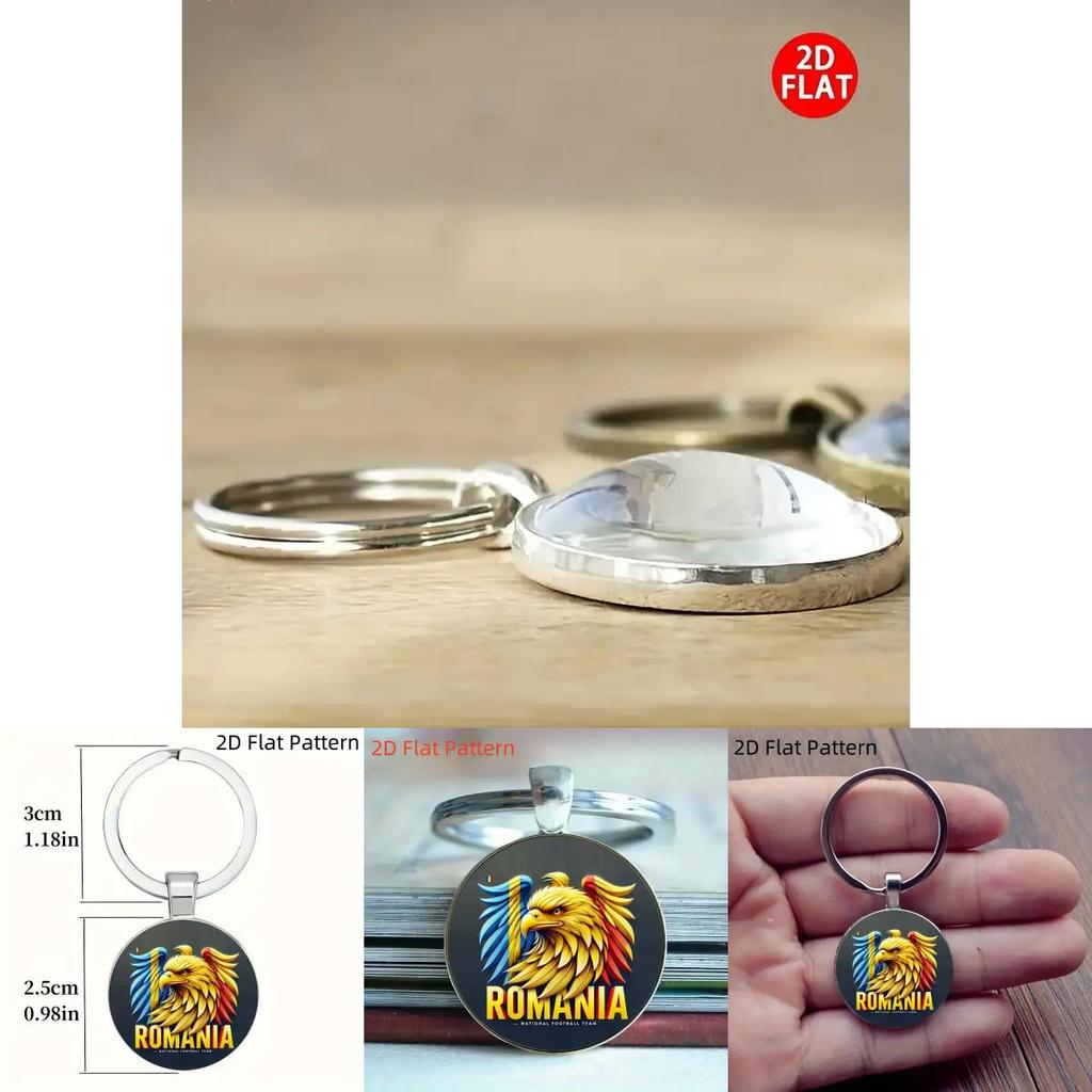 Eagle Themed Zinc Alloy Keyring With Stylish European Style For Home Use