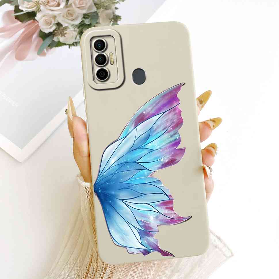 Для Tecno Spark 7 Модный Дракон Ударопрочный Защитный Чехол для Телефона Spark7 7P 7Pro KF6 KF7j Мягкий Силиконовый Чехол