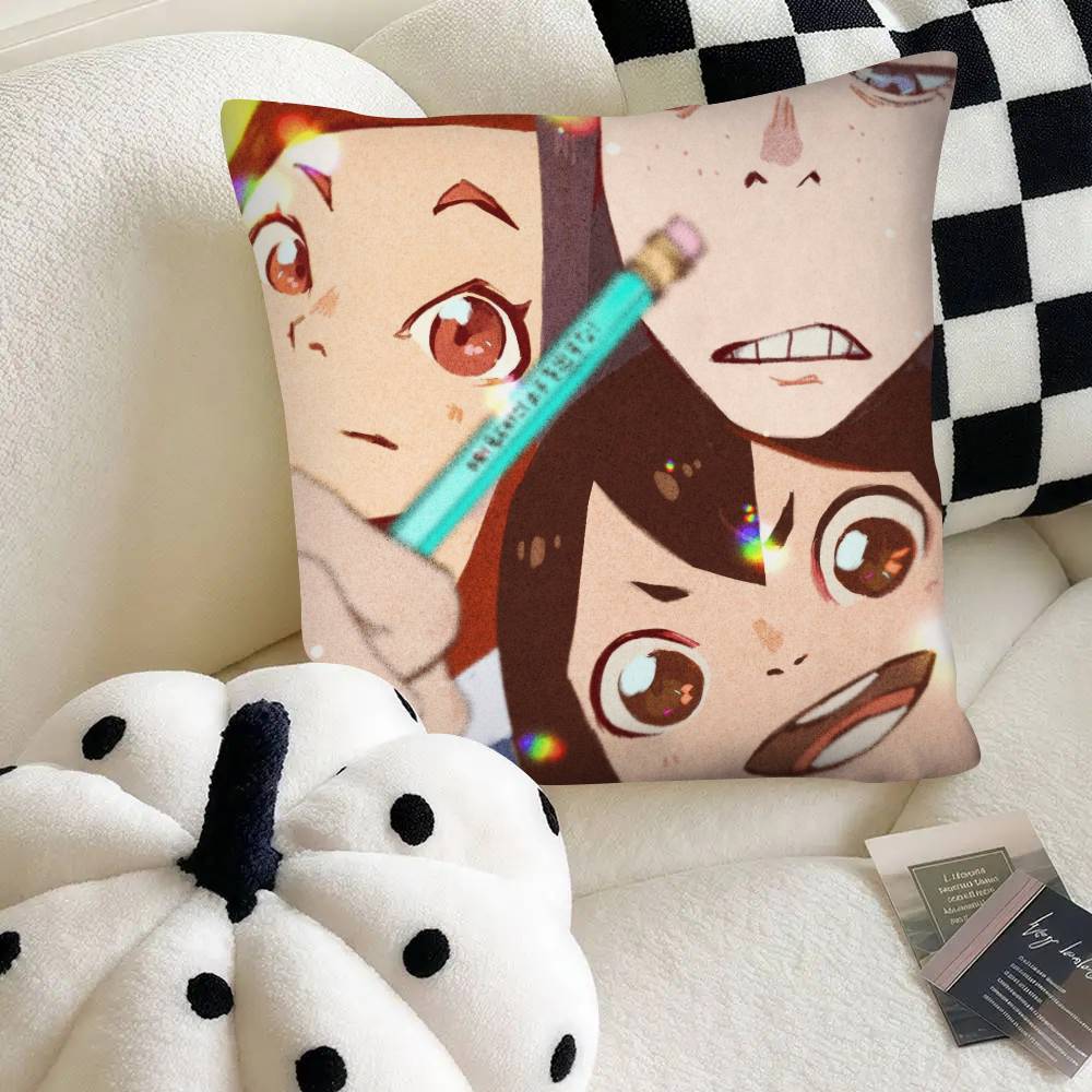 Popular Anime Dennou Coil Pillow Case Fashion Square Pillowcase Bedroom Sofa Room Ins Decoration Leisure