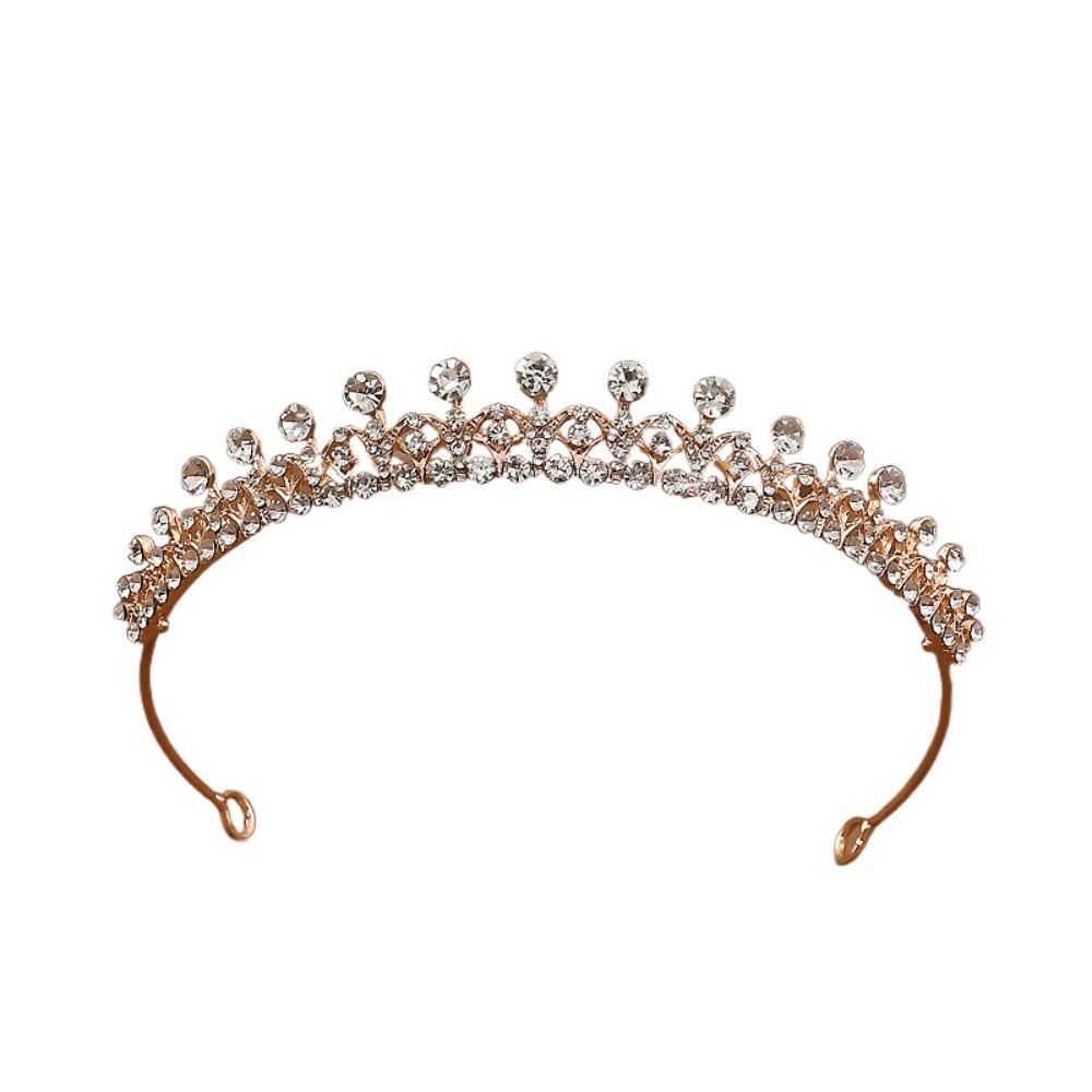 Hair Jewelry Wedding Hair Jewelry Zircon Princess Tiara Diadem Rhinestone Headband  Girls