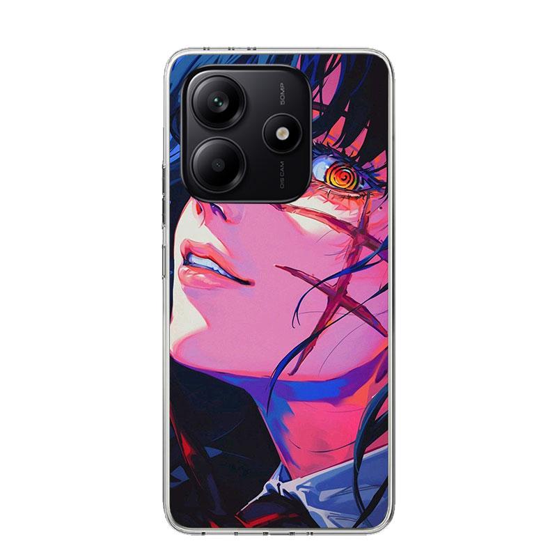 Чехол для телефона Chainsaw Man Yoru War Devil для Xiaomi Redmi Note 15 14 13 12S 12 Pro Plus 11S 11E 11 11T 10S 10 Арт Мягкий Рисунок