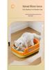 Large Semi-Enclosed Thickened Cat Litter Box with Scoop - Anti-Splash Design