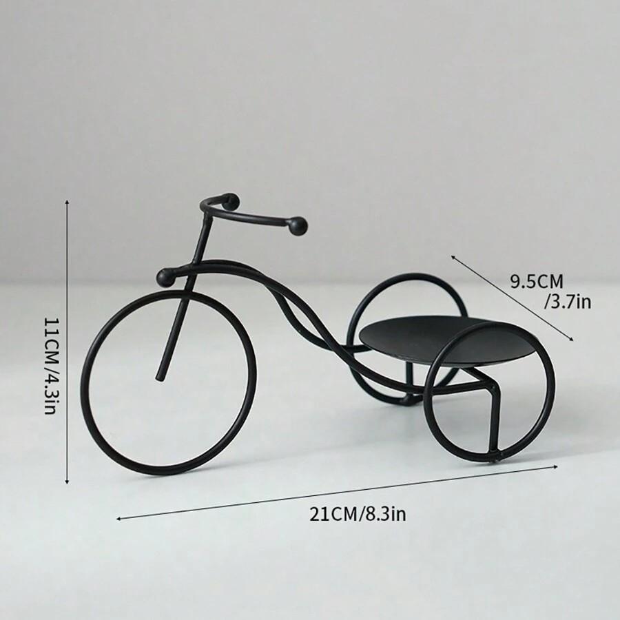 Modern Bicycle Statues Iron Decoration Creative Bicycler Aromatherapy Rack For Home Office Living Room Dining Table Decoration