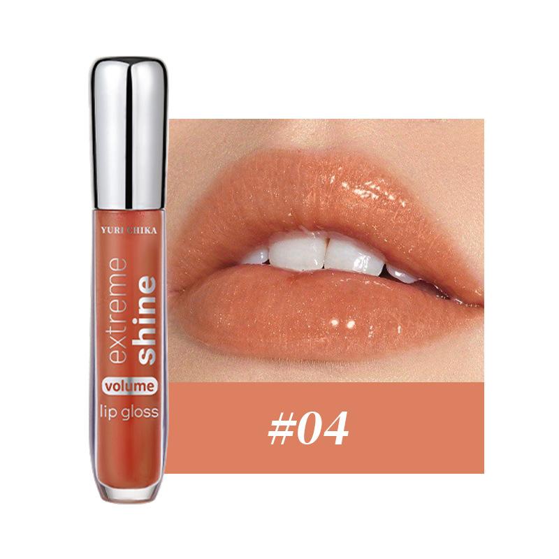 YURI CHIKA Перламутровый увлажняющий и увлажняющий бальзам для губ с тонкой мерцающей морской глазурью для губ Doe Lip Glass Lip Glaze