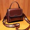 Texture Women's Bag Spring Summer Cross Bag Female Niche Design Bag Cowhide Shoulder Handbag