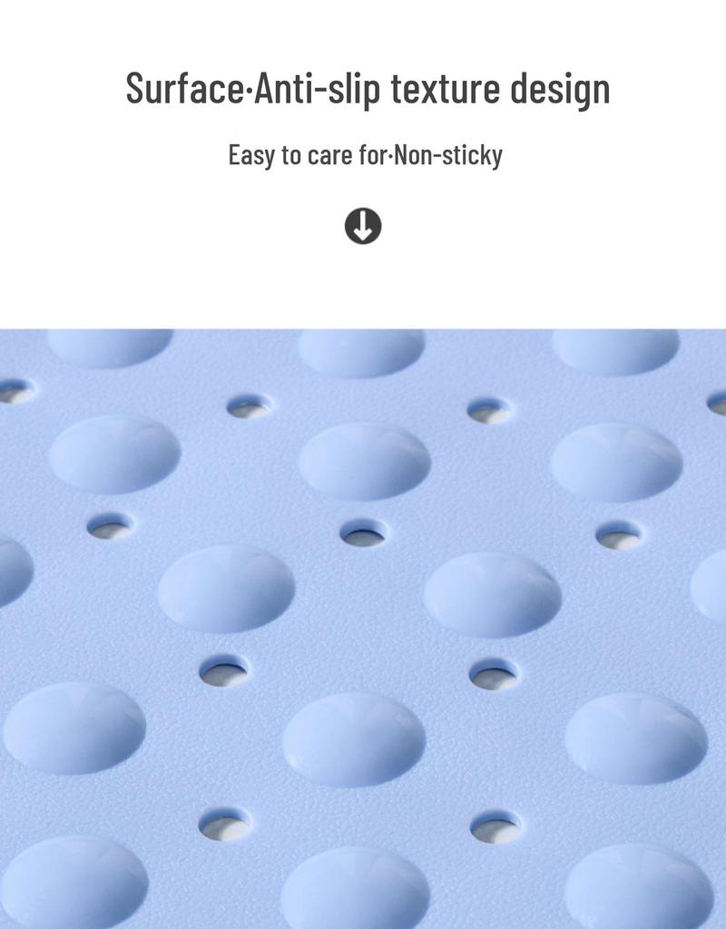 Секторный нескользящий коврик для ванной и душа с присосками