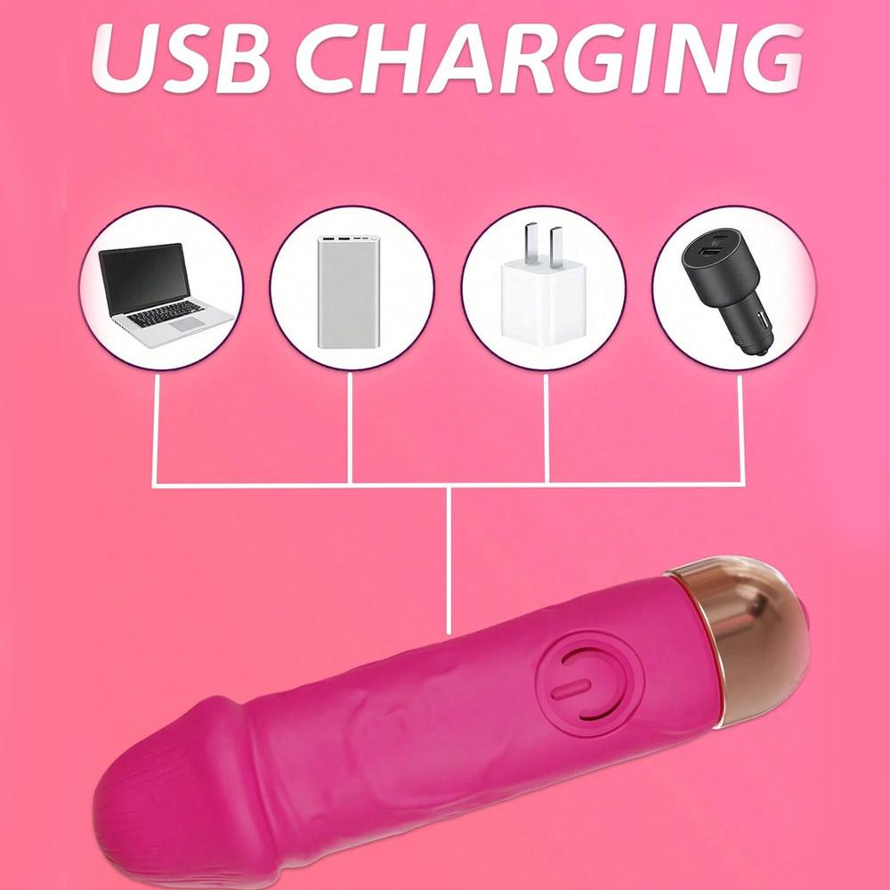 Мини-вибратор-пуля с 10 режимами вибрации, удобный для переноски, водонепроницаемый, женский стимулятор сосков G-точки, вибратор-дилдо, игрушки для взрослых женщин