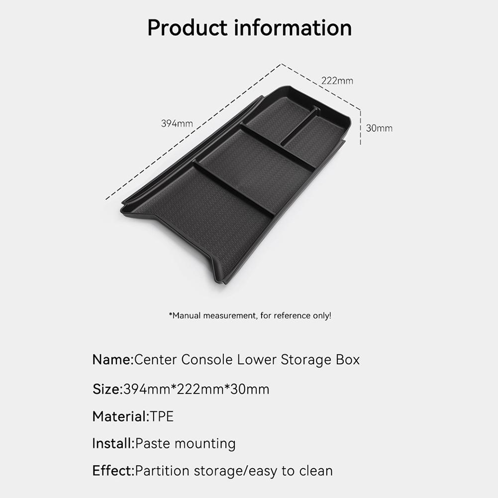 Для Chery OMODA 5 C5 E5 EV Модель 2024 2025 Центральная консоль TPE Органайзеры Аксессуары Автомобильный нижний C2J8