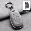 Leather Car Key Case Cover Shell For Hyundai Grand Santa Fe 3 DM I30 IX35 Ix45 Encino KONA Solaris Azera Grandeur Creta 2 Kona