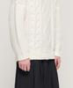 CARGOBROS Semi-Over Cable Mock Neck Knit (Ivory)