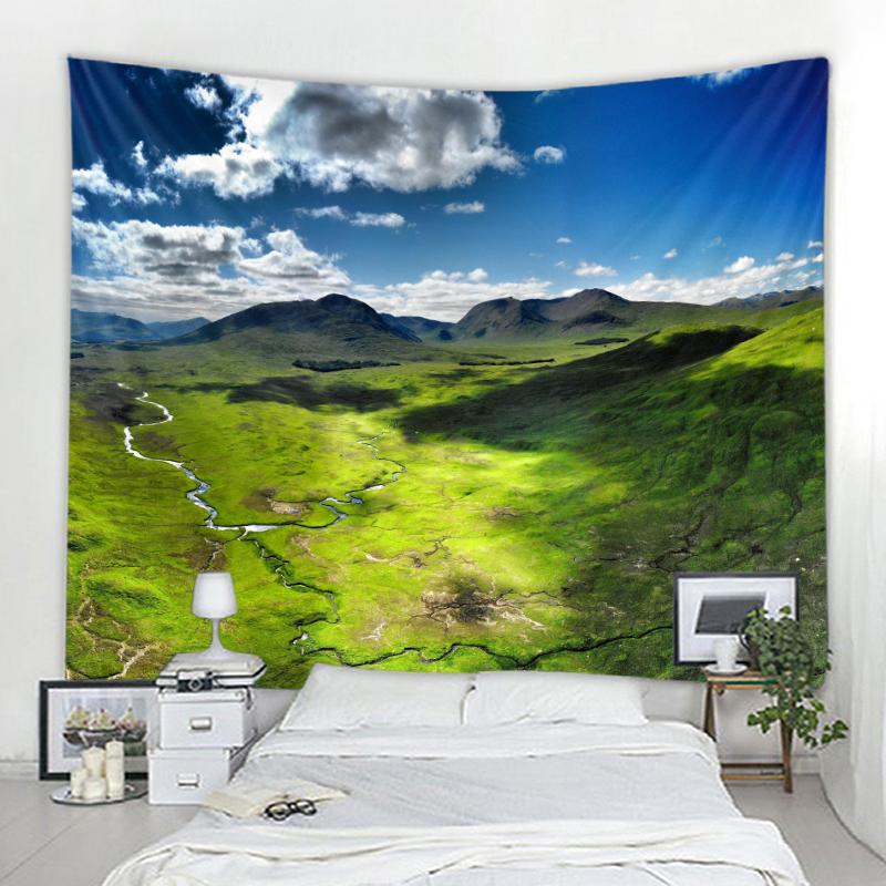 Plant Grassland Tapestry Bohemian Decoration Picture Room Wall Tapestry Garden Decoration Wall Art Tapestry