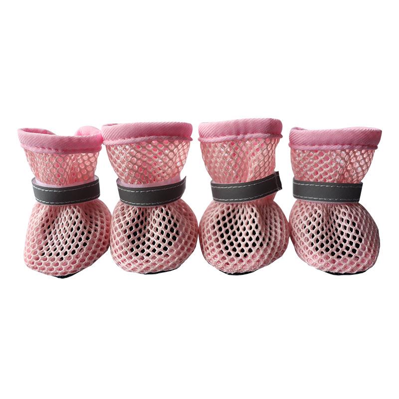 Универсальные нескользящие чехлы для лап питомцев на все четыре сезона - Теплые, износостойкие хлопковые ботинки для собак (Сиба-ину, Бишон фризе)