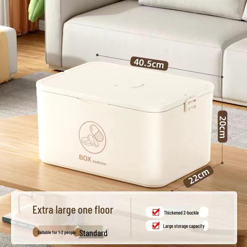 Портативный многослойный ящик для лекарств: Бытовой аварийный набор для хранения первой помощи
