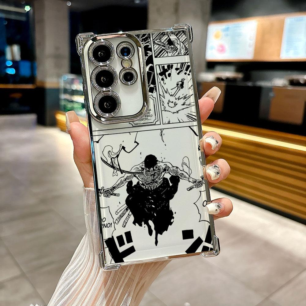 Чехол-бампер Roronoa Zoro One Pieces Manga для телефона Galaxy S26 Ultra Чехол для Samsung S26 S25 S24 S23 S21 Ultra S20 FE S25 Plus