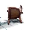 Wood Dollhouses Miniature Chair Model Figure 1/12 Scale Furniture For Miniature Scene Decoration And Collector