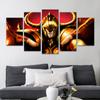 5 Panels Wall Art Cartoon Saint Seiya Canvas Poster Modern Painting Wall Picture For Kids Room Home Decor Cartoon Anime
