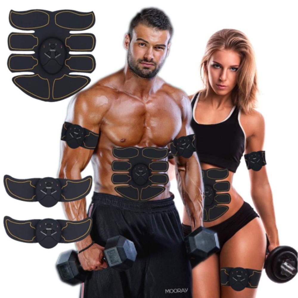 Смарт-EMS наклейка для тренировки мышц живота, массажер для мышц рук, тренажер для похудения, бодибилдинг, фитнес