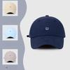 New Spring and Summer Hat for Women Sweet and Cute Cat Embroidered Baseball Hat Korean Version Simple Fashion College Style Baseball Hat