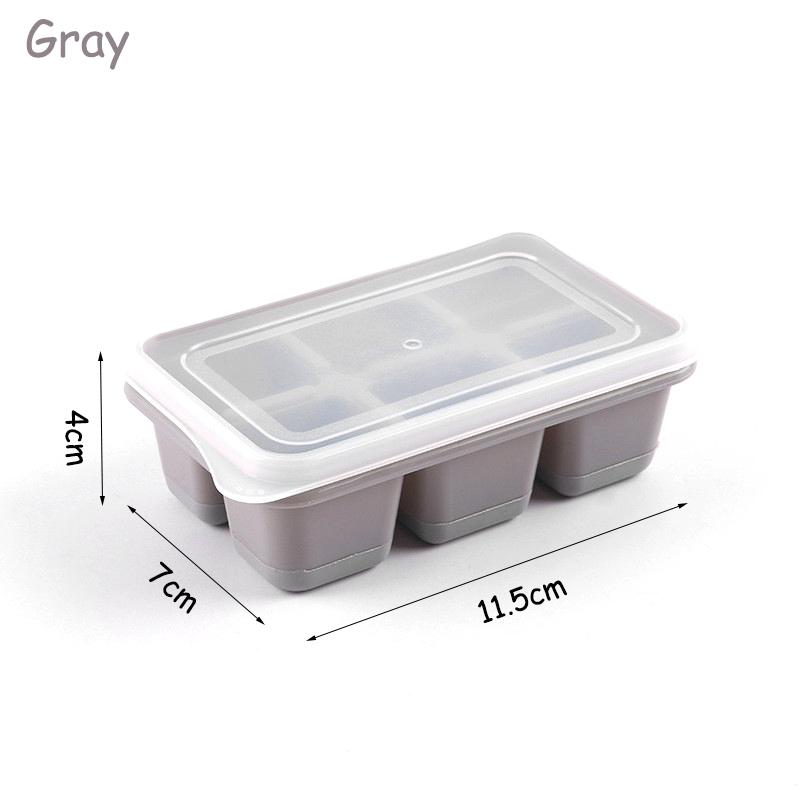 Mini 6 Grids Soft Silicone Ice Cube Tray Ice Mold Ice Cream Maker Summer Party Homemade Cold Drink Diy Tools