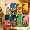 МИЛЫЙ W-Wiggle C-Cookie Чехол для телефона для iPhone17 16 15 14 13 12 11 Pro Max Plus, 5G Мягкий Черный Чехол