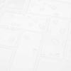 Herringbone Tile 10 pcs White 30 x 30 cm Polyurethane and PET