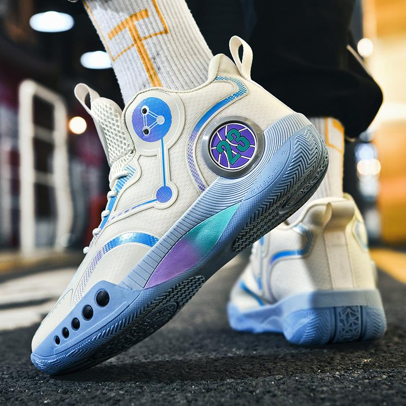 Модные новые баскетбольные кроссовки для мужчин, уличные, нескользящие, полевые, мужские, амортизированные, баскетбольные ботинки, тренировочные, брендовые, удобные, женские, теннисные кроссовки