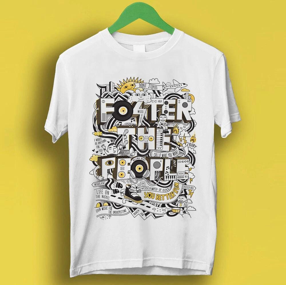Foster The People Вы лучше бегите Инди Two Doors Cinema Подарочная футболка T-shirt P40