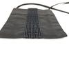 HERMES Her Line Pouch Pochette Crossbody Shoulder Bag polyester / polyamide gray