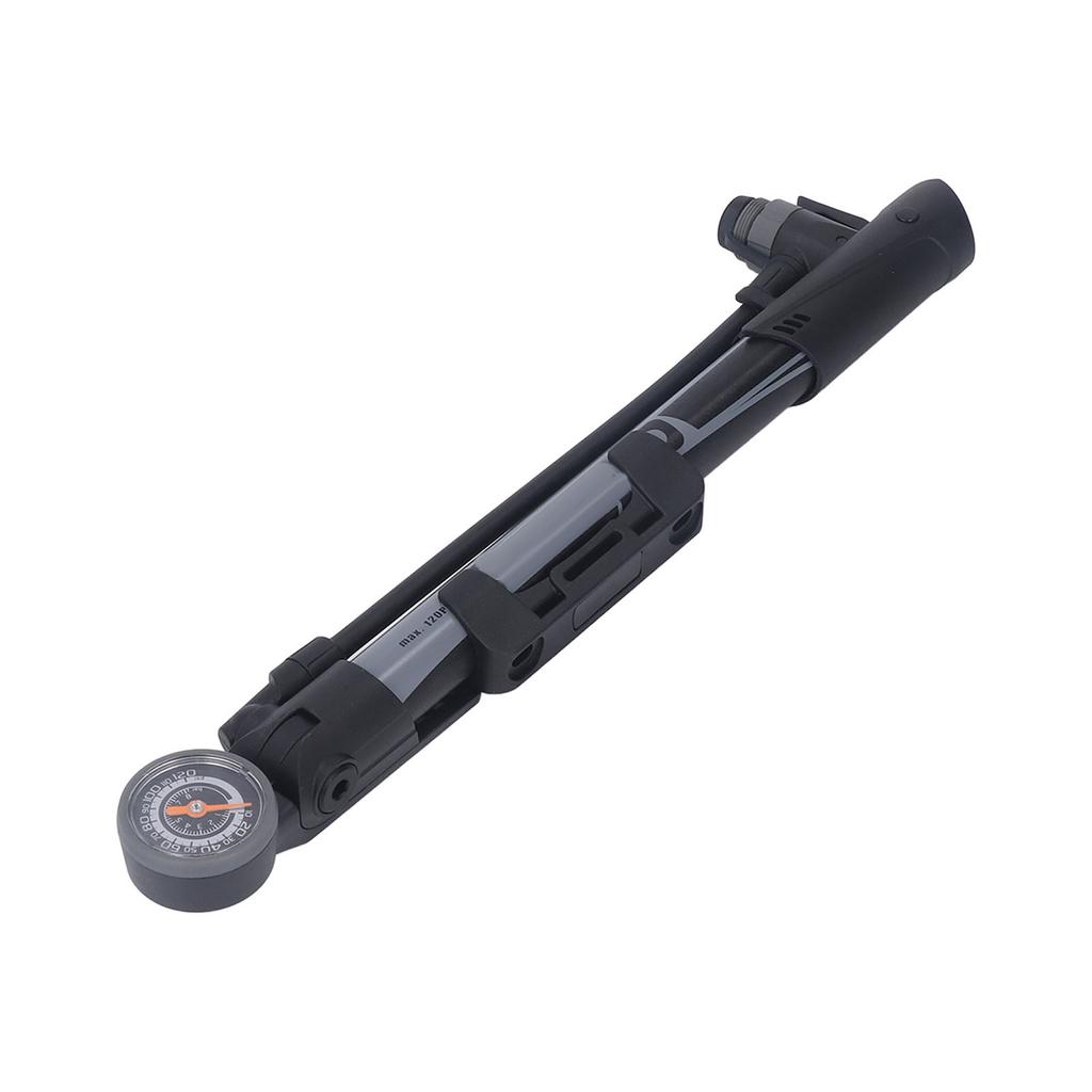 Bike Tire Pump Inflator Aluminum Alloy High Pressure Portable Real Time Display Mini Bike Pump for