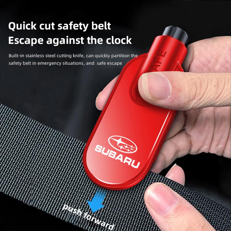 Car Safety Hammer Window Glass Breaker Escape Tool key For Subaru Impreza Forester Crosstrek Mpreza WRX 2006 Outback STI Legacy