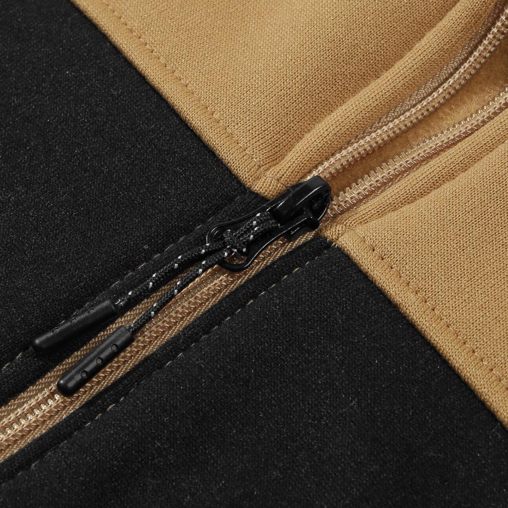 2024 Мужская осень и зима Новая толстовка с капюшоном на молнии с разноцветным принтом больших размеров