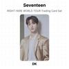 Seventeen RIGHT HERE WORLD TOUR Набор коллекционных карточек Официальная фотокарточка