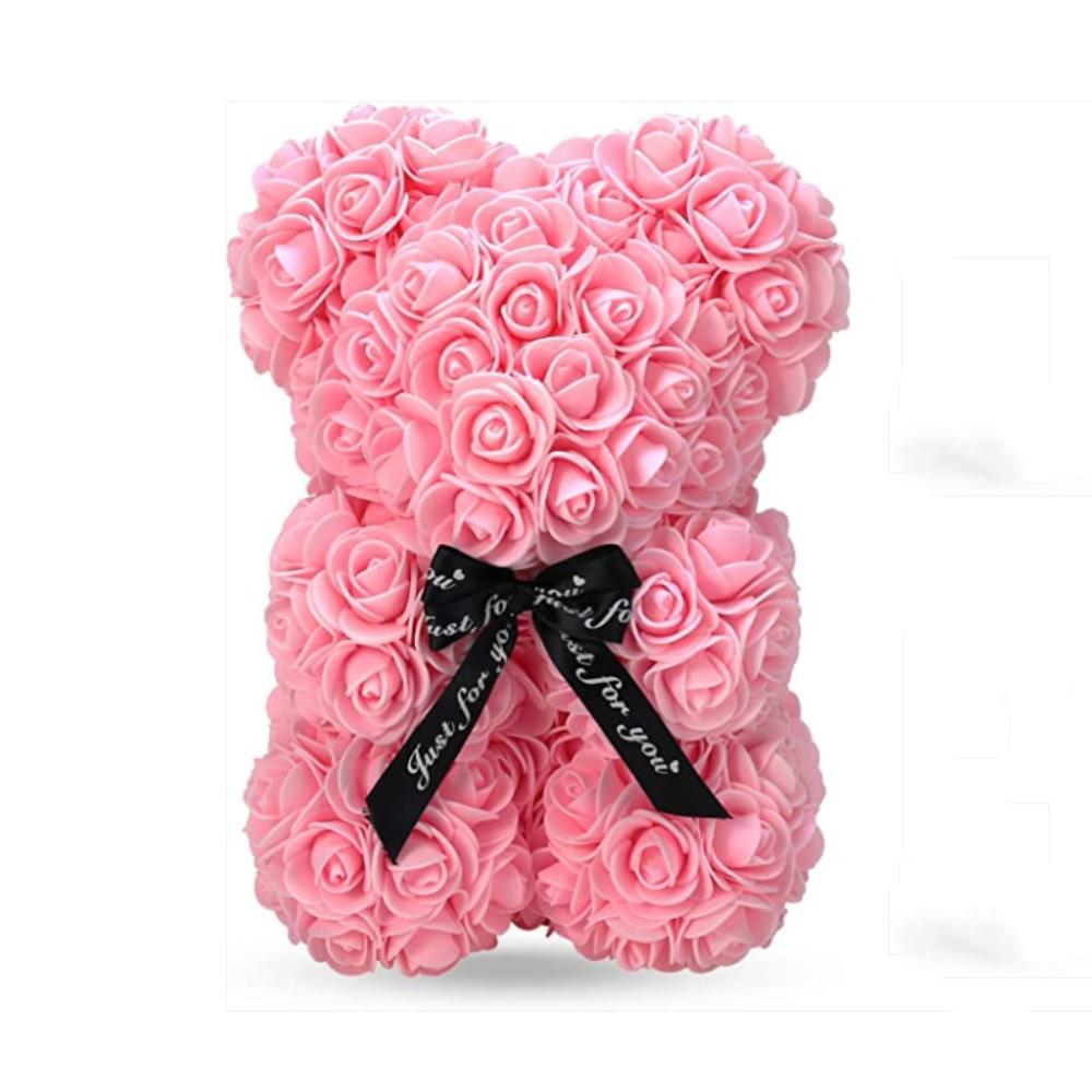Eternal Rose Valentine's Day Gift Teddy Bear Party Decoration New Rose Bear  Birthday
