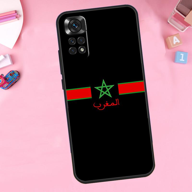 Флаг Марокко Марокканский Чехол для Телефона Для Xiaomi Redmi Note 11 10 9 8 12 Pro Turbo 9S 10S 11S 12S 9A 9C 10C 12C Обложка