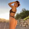 Сексуальный цельный костюм без рукавов, женский цельный купальник для летнего пляжа и отдыха