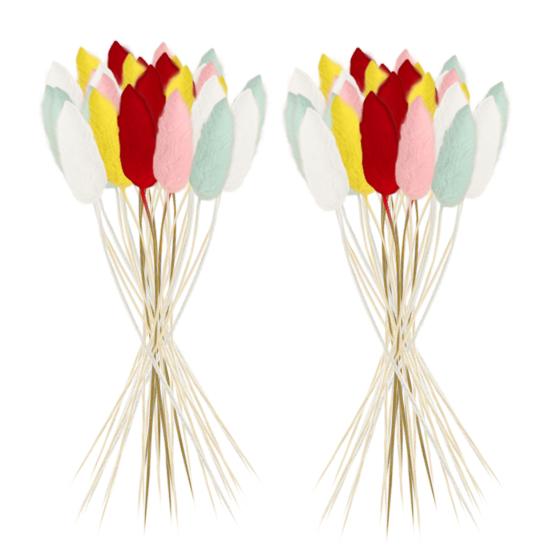 1 комплект, букет из сушеных цветов, романтический праздник Пасхи, хвост кролика, товары для дома