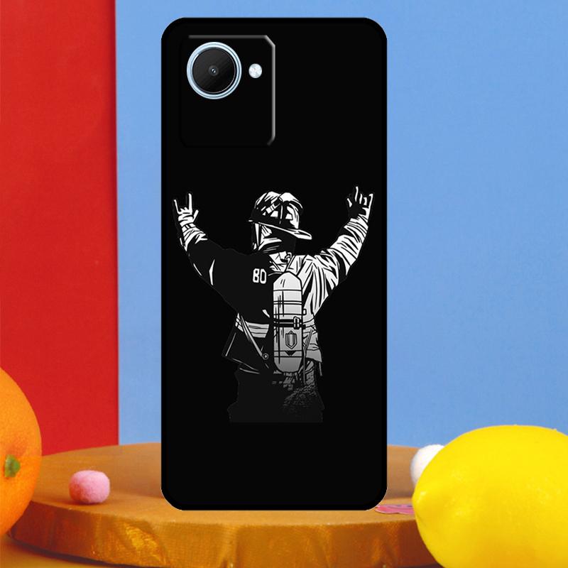 Firefighter Heroes Fireman For Realme GT7 Pro GT6 10 11 12 13 14 15 Pro Plus C55 C67 C63 C61 C53 C35 C65 C75 C71 Case