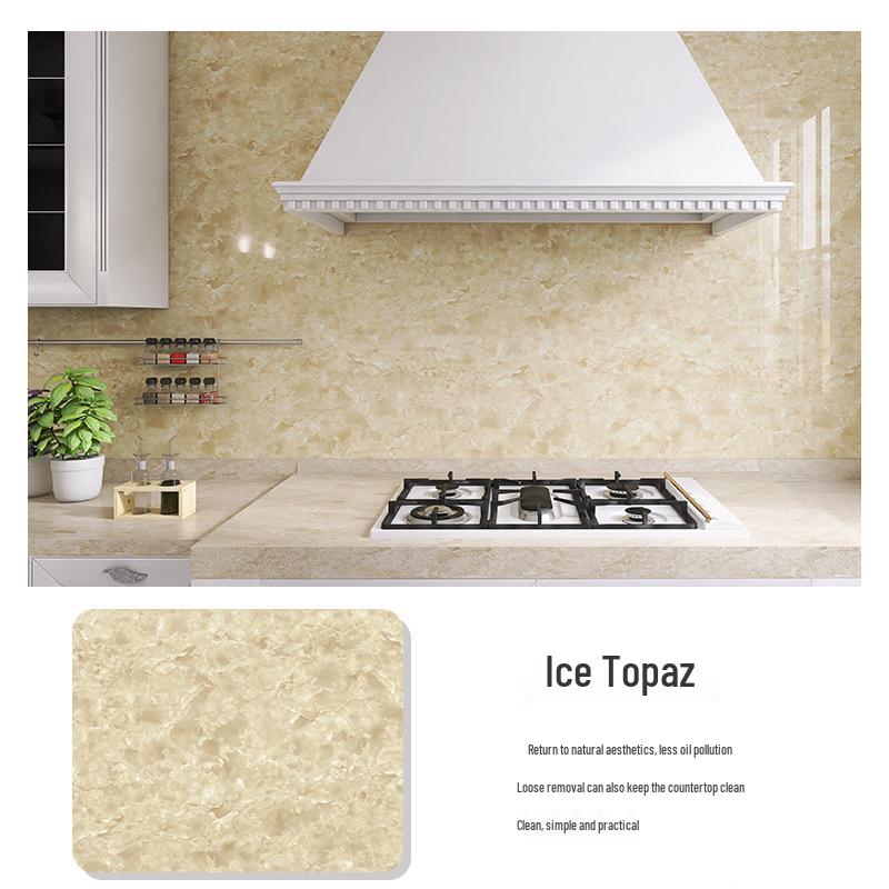 Самоклеящиеся водонепроницаемые утолщенные наклейки для плитки на стену и столешницу для кухни и домашнего декора