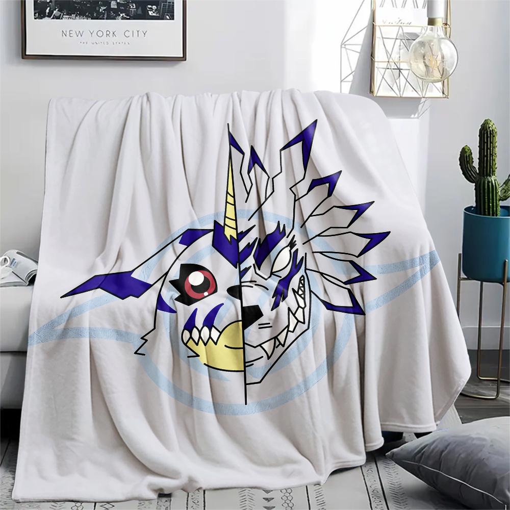 Digimon Blanket, Digimon Fan Bedroom Throw, Ideal Gift