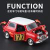 1:32 BMW Morris Mini Cooper 1967 Classic Racing Alloy Metal Diecast Model Car Desktop Display Collectible Ornament Holiday Gifts