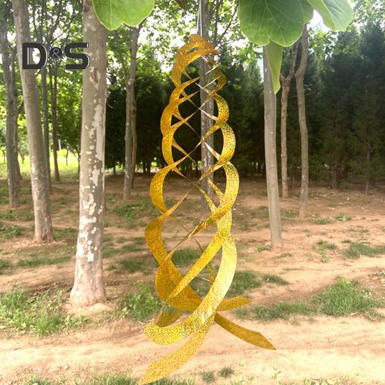 Спиральный отражатель для отпугивания птиц, высокоотражающий вращающийся спиннер для дома и улицы, сада, двора, фермы, подвесное устройство для отпугивания птиц, украшение