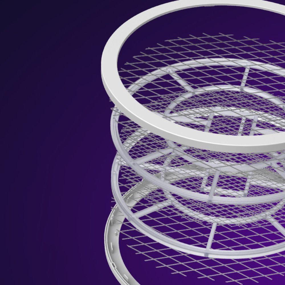 2-в-1 электрическая мухобойка от комаров, перезаряжаемая через USB, лампа-убийца комаров, мухобойка от насекомых