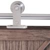 Wooden Sliding Door Kit Stainless Steel Smooth Operation Hardware Track Kit System Unit For Single Door 2000mm
