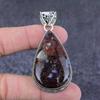 Подвеска ручной работы из стерлингового серебра 925 пробы с натуральным болдер опалом 2,52 дюйма M7p79