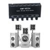 HP204 Stereo Headphones Amplifier Mixer 2 Channel Input 4 Output for Live Stage Auditory Mixing For Stage and Studio